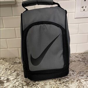 Nike Black and Gray Kids Lunch Bag